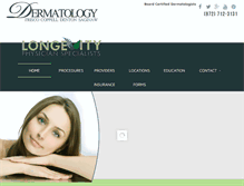 Tablet Screenshot of dermfrisco.com